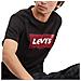 Graphic Set-in Neck Black T-shirt Uomo Taglia S - Foto miniatura 4