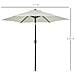 Ombrellone Inclinabile In Alluminio E Poliestere, Bianco, F2.7x2.35m - Foto miniatura 4
