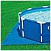 58932 - Easy-Frame Tappetino Base per Piscine, Blu, 472 x 472 cm - Foto miniatura 3