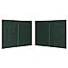 Parete Per Tendostruttura In Pe 2 Pz Con Zip Verde - Foto miniatura 1