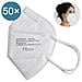 50x Kn95 Mascherine / Ffp2 Maschera 5 Strati Filtro Respiratore Mascherina Protezione - Foto miniatura 1