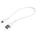 Cavo da USB-A a Lightning da 30cm bianco - Robusto e resistente cavo di alimentazione /sincronizzazione in fibra aramidica da USB tipo A da Lightning - Certificato Apple Mfi per iPad /iPhone 12 - Foto miniatura 1