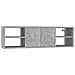 Scaffale a Parete Grigio Cemento 102x30x29 cm Legno Multistrato - Foto miniatura 1