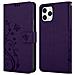 Cadorabo Custodia Compatibile Con Apple Iphone 11 Pro (xi Pro) In Lilla Scuro Fiore - Coperchio Protettivo In Design Floreale Con Chiusura Magnetica, Funzione Stand E Slot Per Carte - Foto miniatura 8