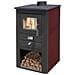 Stufa Legna Pallade Bordeaux Kw10,7 - Cm 50x41x86h - Foto miniatura 1