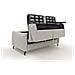 Scarlet Divano Letto Lineare Impermeabile T19 Panna - Foto miniatura 5