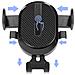 Supporto Per Smartphone Rotante 360° Griglia Di Ventilazione, Nero - Foto miniatura 2