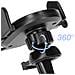 Supporto Per Smartphone Rotante 360° Griglia Di Ventilazione, Nero - Foto miniatura 4