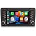 Autoradio Per Audi A3 S3 Rs3 8p 2006-2012 7 Pollici (2g+32gb) Android Car Stereo Radio Con Funzione Sd Usb Bluetooth Carplay Android Auto Controllo Del Volante - Foto miniatura 1
