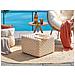 Pouf Nalli Materiale Sintetico Beige Chiaro - Foto miniatura 1