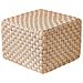 Pouf Nalli Materiale Sintetico Beige Chiaro - Foto miniatura 2