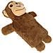 Borsa Dell'acqua Calda Rimovibile In Peluche Da 750 Ml Little Monkey, Marrone - Foto miniatura 3