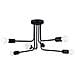 Lampadario Norah 6 Nero Sl. 1452 - Moderno Lampadari Nero 33x68x68 Cm - Foto miniatura 1