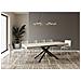 Tavolo allungabile 90x140/244 cm Karida cashmere gambe antracite - Foto miniatura 3