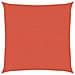 Vela Parasole 160 G/m Quadrata Terracotta 4,5x4,5 M In Hdpe - Foto miniatura 2
