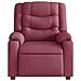 Poltrona Elettrica Reclinabile Rosso Vino in Tessuto - Foto miniatura 5