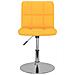 Lusso Casadino -  Sedie Da Pranzo Girevoli 2 Pz Gialle In Tessuto - Foto miniatura 3