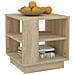 Lusso Casadino -  Tavolino Da Salotto Rovere Sonoma 40x40x43 Cm Legno Multistrato - Foto miniatura 3