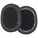 Cuscinetti Auricolari Ovali Premium 100x80mm - Pelle Proteica, Neri (confezione Da 2) - Foto miniatura 5