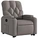 Poltrona Alzapersona Reclinabile Tortora in Tessuto - Foto miniatura 4