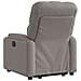 Poltrona Alzapersona Reclinabile Tortora in Tessuto - Foto miniatura 5