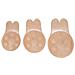 Copri Capezzoli A Forma Di Orecchie Di Coniglio In Silicone: Invisibili, Traspiranti E Sollevanti Beige Xxxl - Foto miniatura 1