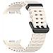 Cinturino Ocean Compatibile Con Samsung Watch8 E Watch8 Classic - Silicone White+black - Foto miniatura 1