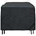 Copertura per mobili da esterno Nero 200 x 110 x 70 cm 420D - Foto miniatura 5