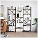 Libreria Rovere fumo 156 x 25 x 167.5 cm Legno multistrato - Foto miniatura 2