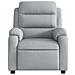 Poltrona Elettrica Reclinabile Grigio Chiaro in Tessuto - Foto miniatura 9