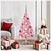 Albero di Natale artificiale con luci integrate Rosa 120 cm PVC - Foto miniatura 2