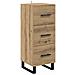 Credenza con cassetto Rovere artigianale 34,5 x 34 x 180 cm - Foto miniatura 6