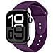Bracciale Per Apple Watch 44 / 45 / 46 / 49mm In Silicone Liquido, Viola - Foto miniatura 1