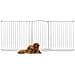 Bettacare Cancelletto Per Cani Extra Alto Con Parte Superiore Incurvata, 234cm - 243cm, Bianco Opaco, Extra Alto Con 100cm Di Altezza - Foto miniatura 1