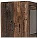 Vetrina Artigianale In Legno Con 2 Ante Marrone, 100x40x180h Cm - Foto miniatura 6