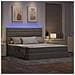 Letto con contenitore e LED Talpa 160 x 200 cm Poliestere - Foto miniatura 5