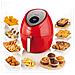 4618 Airy Fryer XXL - Friggitrice ad Aria - Frigge 2,5 kg di Patatine Fritte - 7 Litri - Cottura Senza Olio e Grassi - 1800 Watt - Rosso - Foto miniatura 2