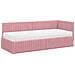 Struttura Letto Angolare con Materasso 2 pcs Grigio Velluto - Foto miniatura 4