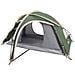 Tenda da trekking con telo impermeabile 2 persona Verde - Foto miniatura 1