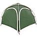 Tenda da trekking con telo impermeabile 2 persona Verde - Foto miniatura 7