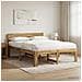 Letto matrimoniale con testiera ROSTOCK Bianco 140 x 190 cm - Foto miniatura 2