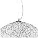 I-ASTRA / S45 - Lampadario sospeso cromato sferico con cristalli 60 watt E27 - Foto miniatura 7