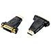 Adattatore Cavo DVI a HDMI colo Nero F / M - Foto miniatura 1