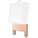 Set Lettino Massaggio Pieghevole 3 Zone 10 Cm E Sgabello Bianco - Foto miniatura 2
