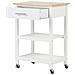 Carrello Cucina Bianco Hiuma - Foto miniatura 5