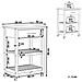Carrello Cucina Bianco Hiuma - Foto miniatura 19