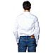 Camicia Uomo Tommy Jeans Dm0dm04405 Orig. stretch 100 Classic White - Foto miniatura 1