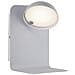 Lampada Da Lettura Da Parete A Led Integrata Orientabile Con Usb, Bianca, 4000k - Foto miniatura 1