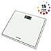 Bilancia Da Bagno Salter Compact Digital - Vetro Temperato Misurare Il Corpo Peso Metrico Imperiale Di Facile Visualizzazione Leggi Digitale Istantanea Lettura Precisa W Step-on 15yr Garanzia - Bianco - Foto miniatura 1