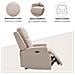 Poltrona Relax Elettrica Reclinabile Con Presa Di Ricarica Usb Beige - Foto miniatura 6